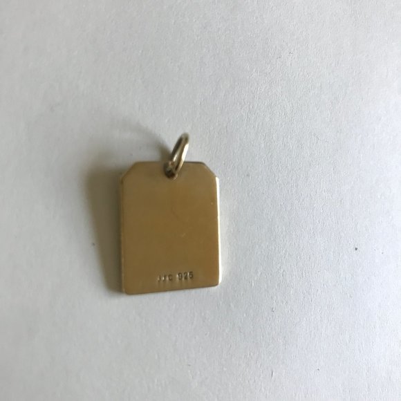 Jet Set Candy CDG (France) Luggage Tag Gold Vermeil Charm - Picture 3 of 6